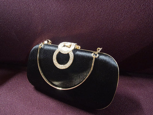 Black Fancy Clutch