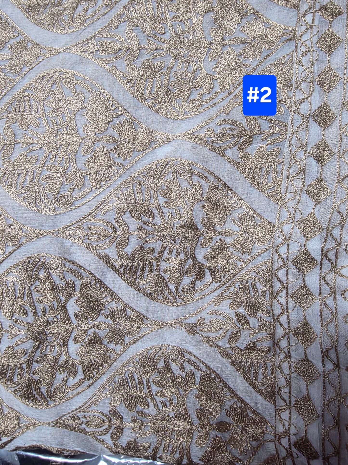 Chiffon Kashmiri Embroidered Dupatta