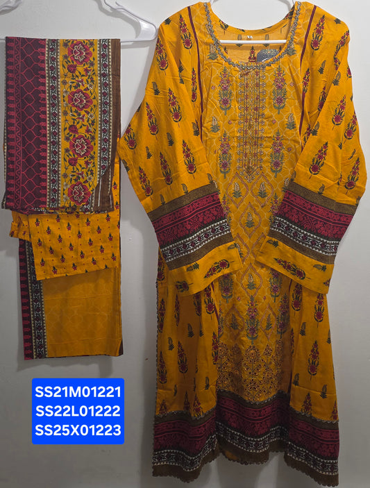 Cotton/Lawn 3pc Suit