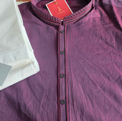J. Men’s Embroidered Shalwar Kameez