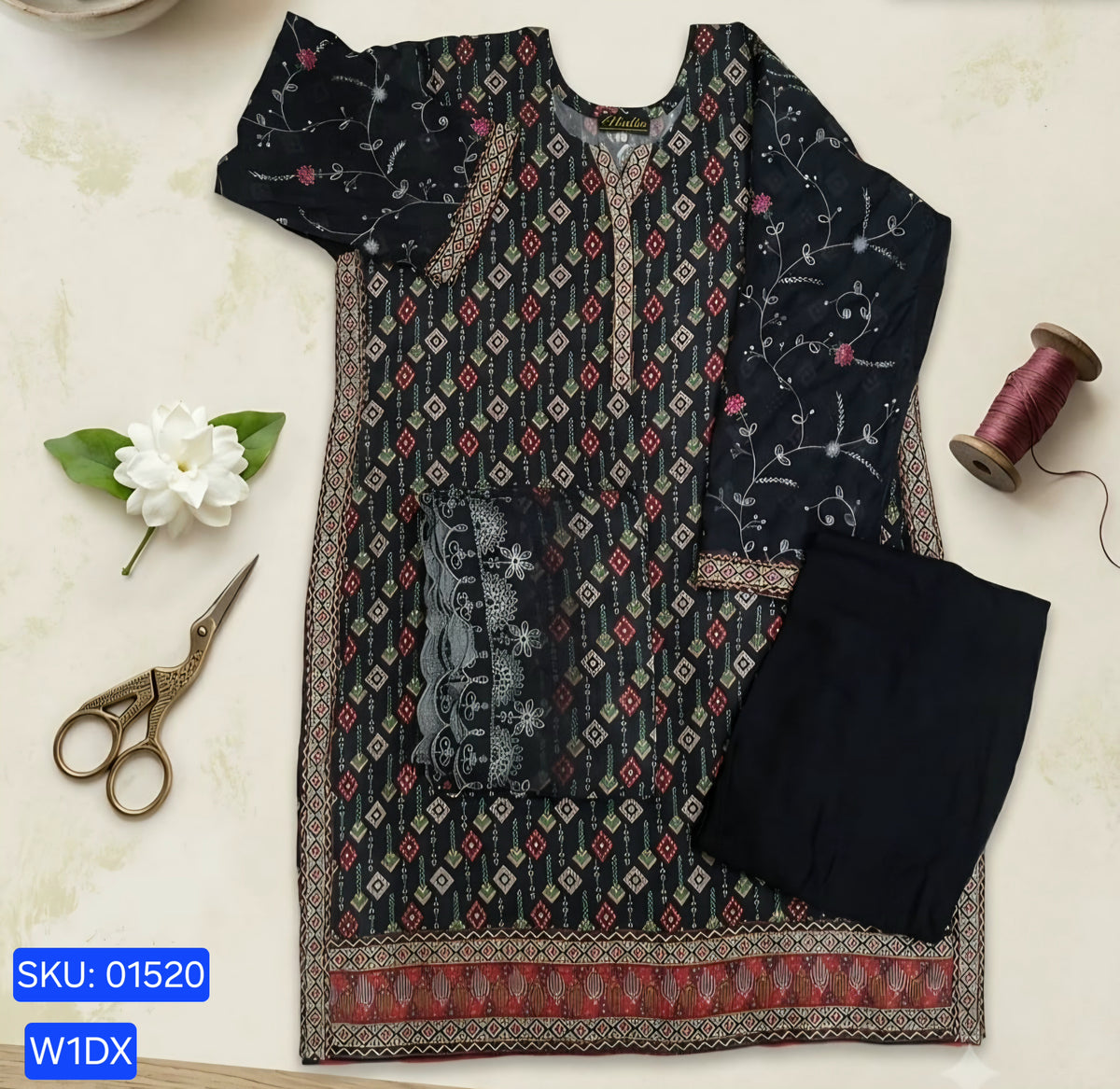 Chickenkari Linen 3pc suit
