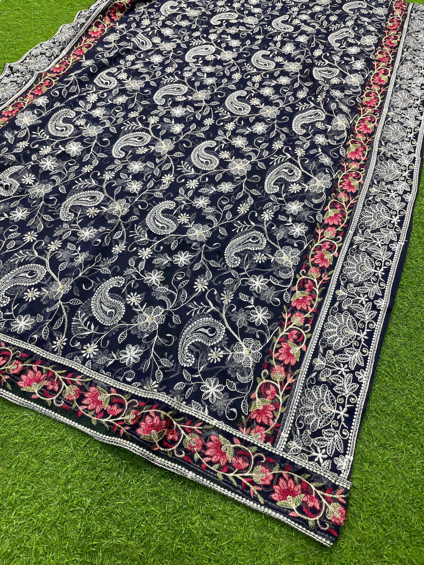 Chiffon Embroidered Dupatta