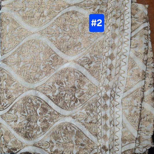 Chiffon Kashmiri Embroidered Dupatta