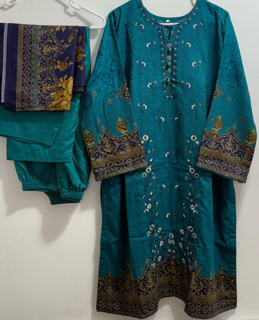 *Super Sale* Dhanak 3pc suit