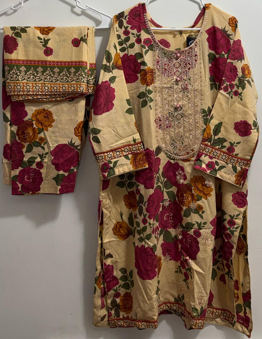 *Super Sale* Dhanak 3pc suit