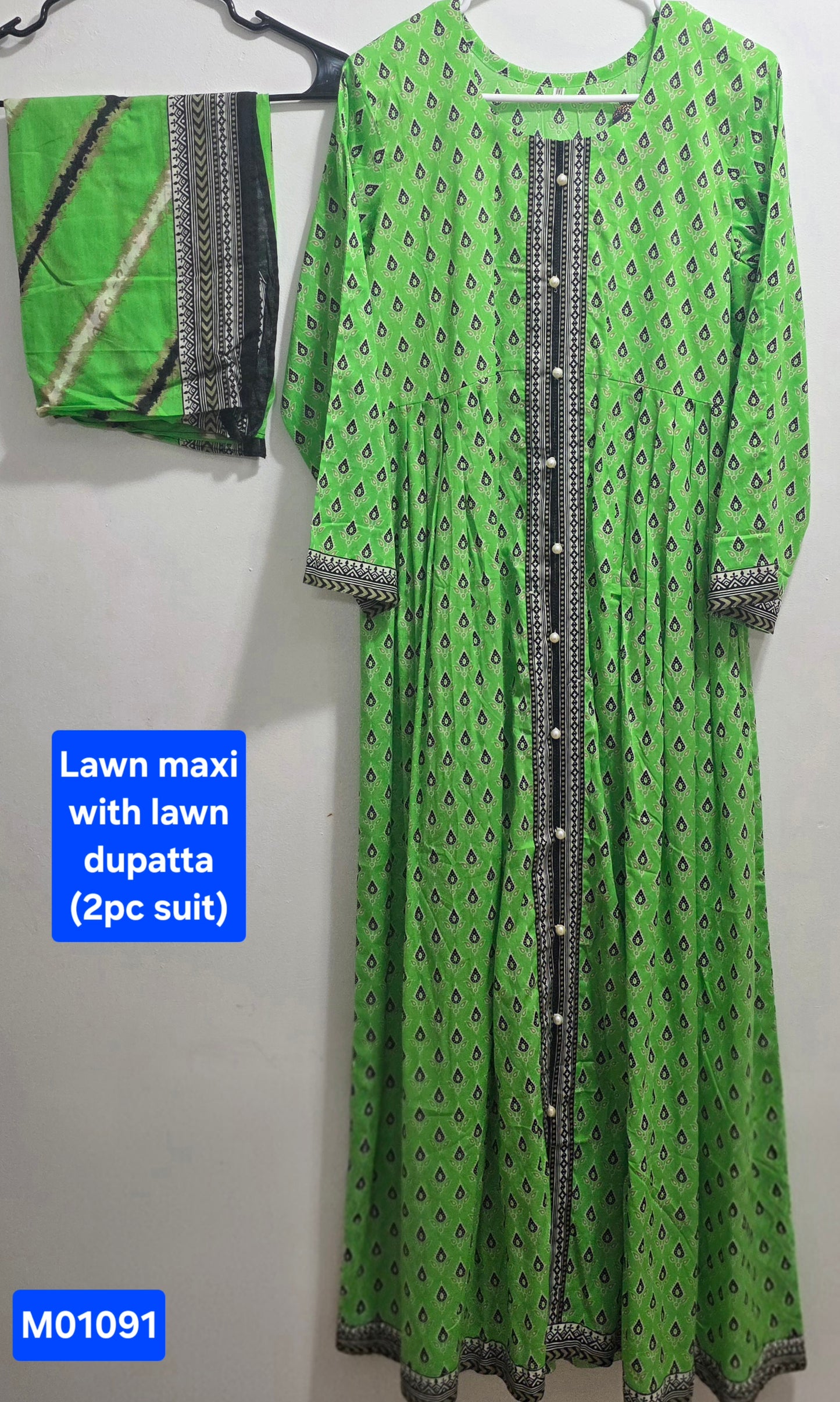 Lawn Maxi & Dupatta (2pc)