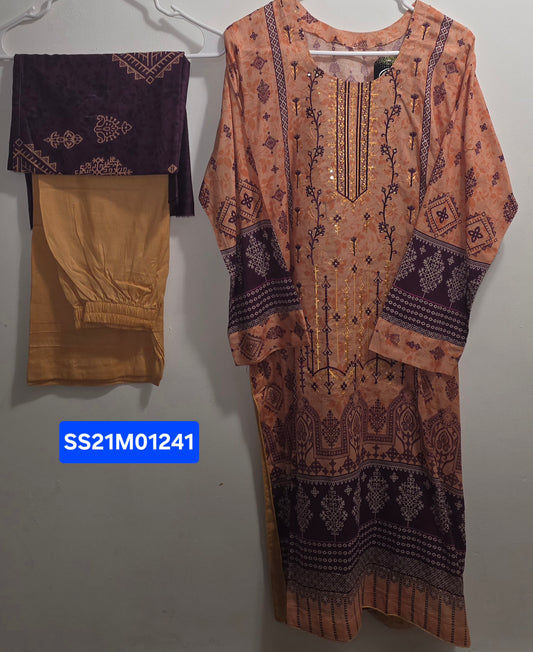 Cotton/Lawn 3pc Suit