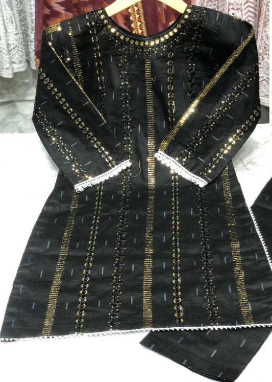 Girls Embroidered Suit