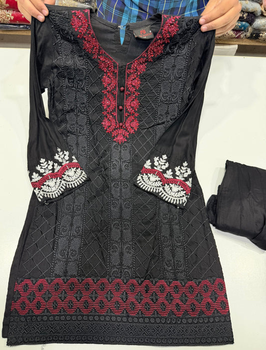 Girls Embroidered Suit (7-8yrs)