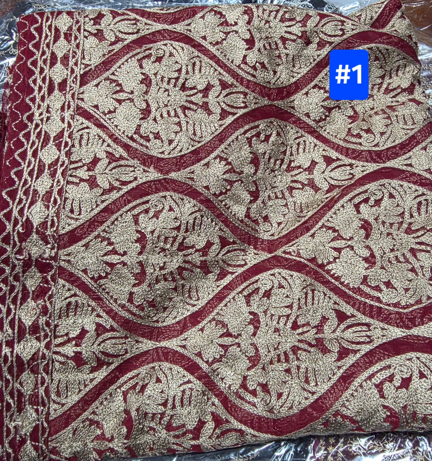 Chiffon Kashmiri Embroidered Dupatta