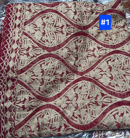 Chiffon Kashmiri Embroidered Dupatta