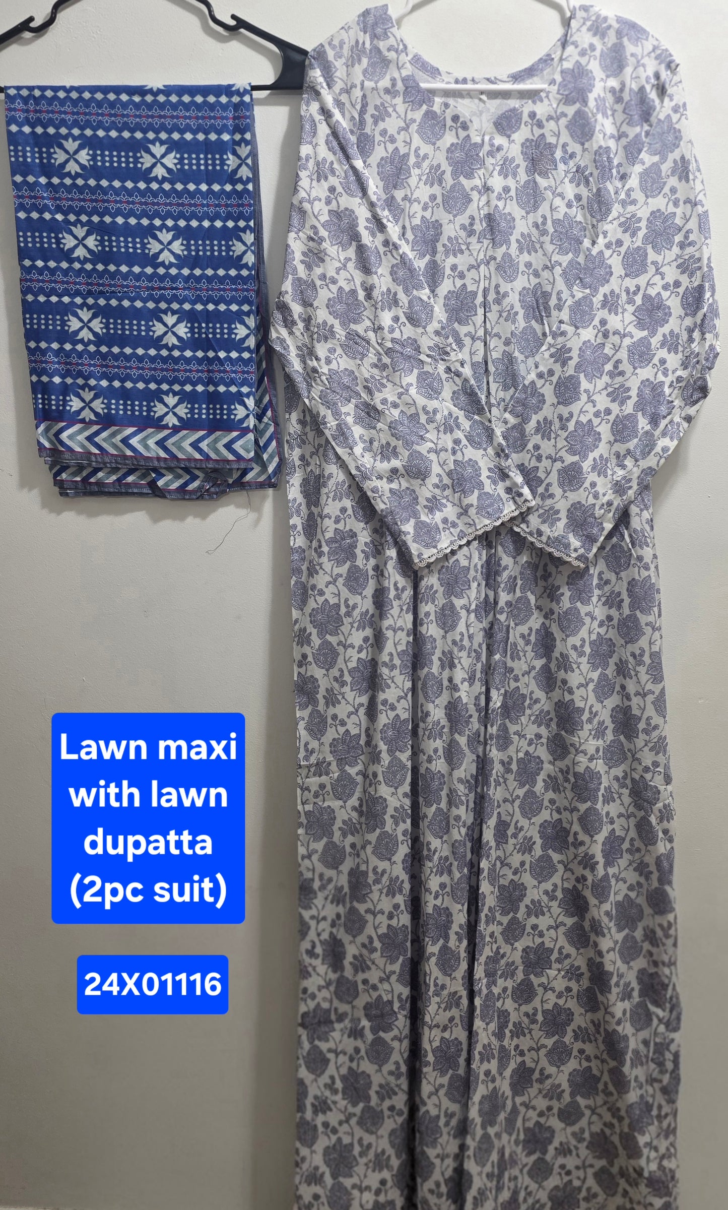 Lawn Maxi & Dupatta (2pc)