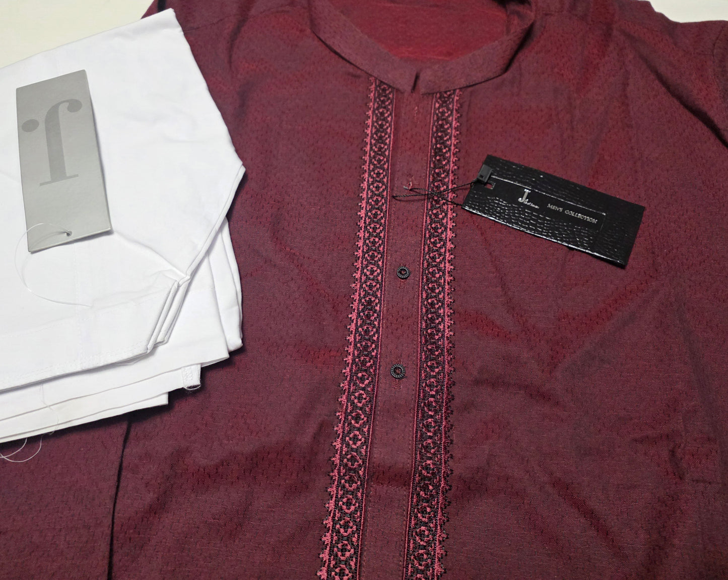 J. Men’s Embroidered Shalwar Kameez