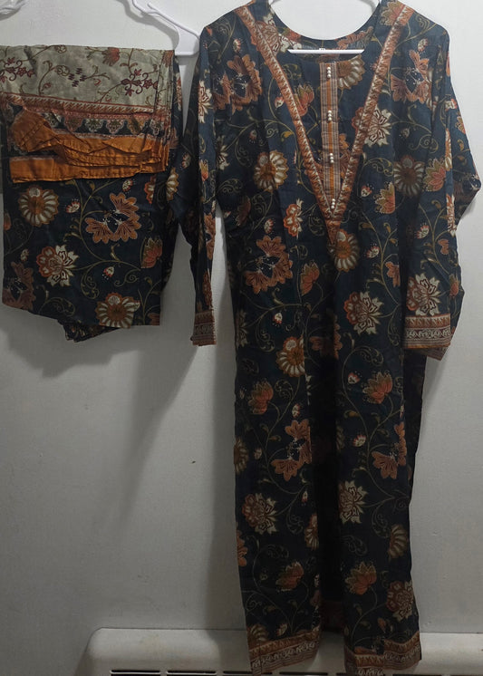 Lawn 3pc Suit