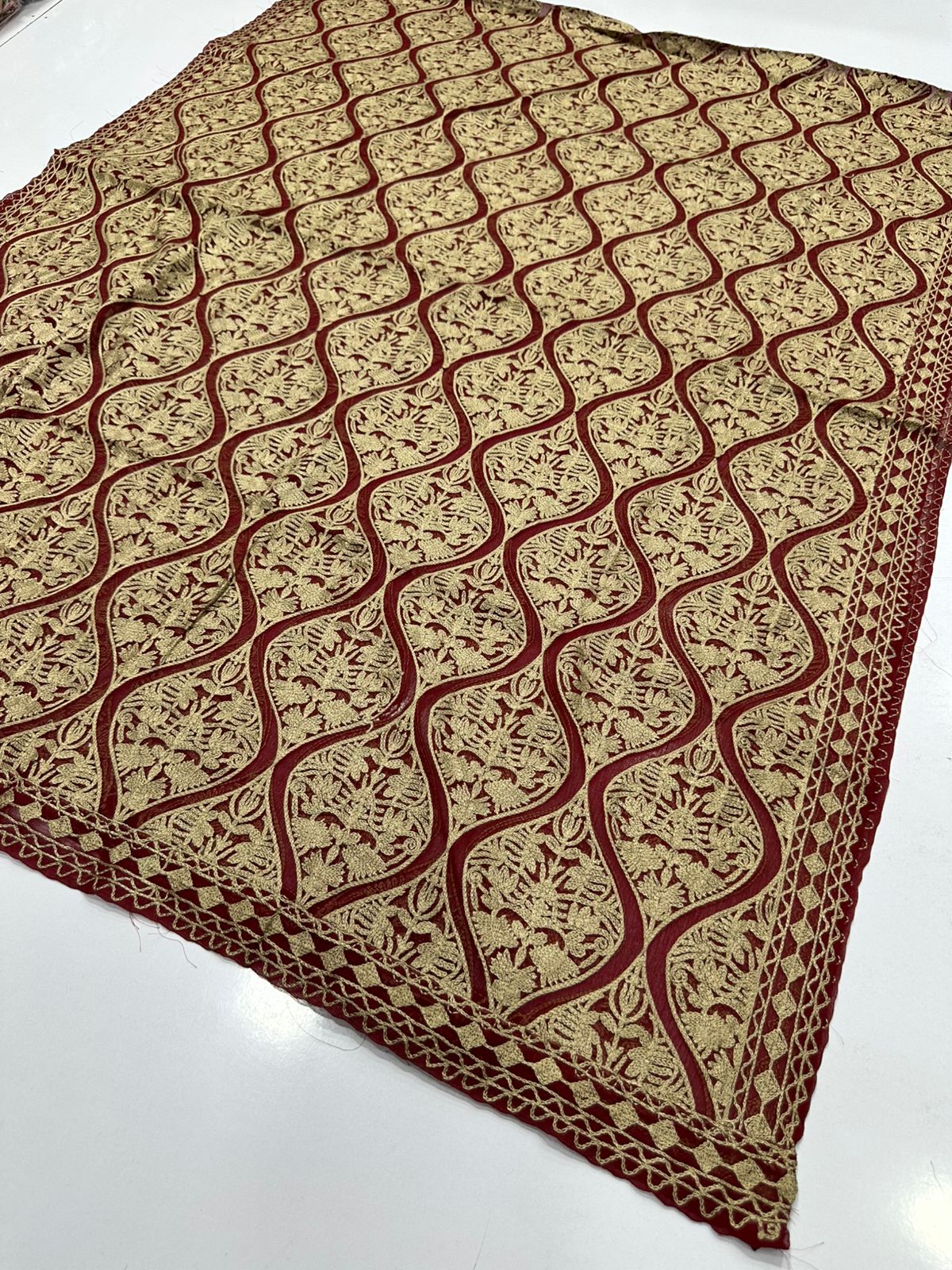 Chiffon Kashmiri Embroidered Dupatta