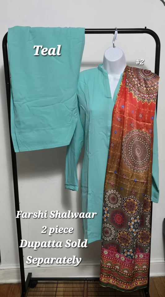 Georgette Farshi Shalwar 2pc suit