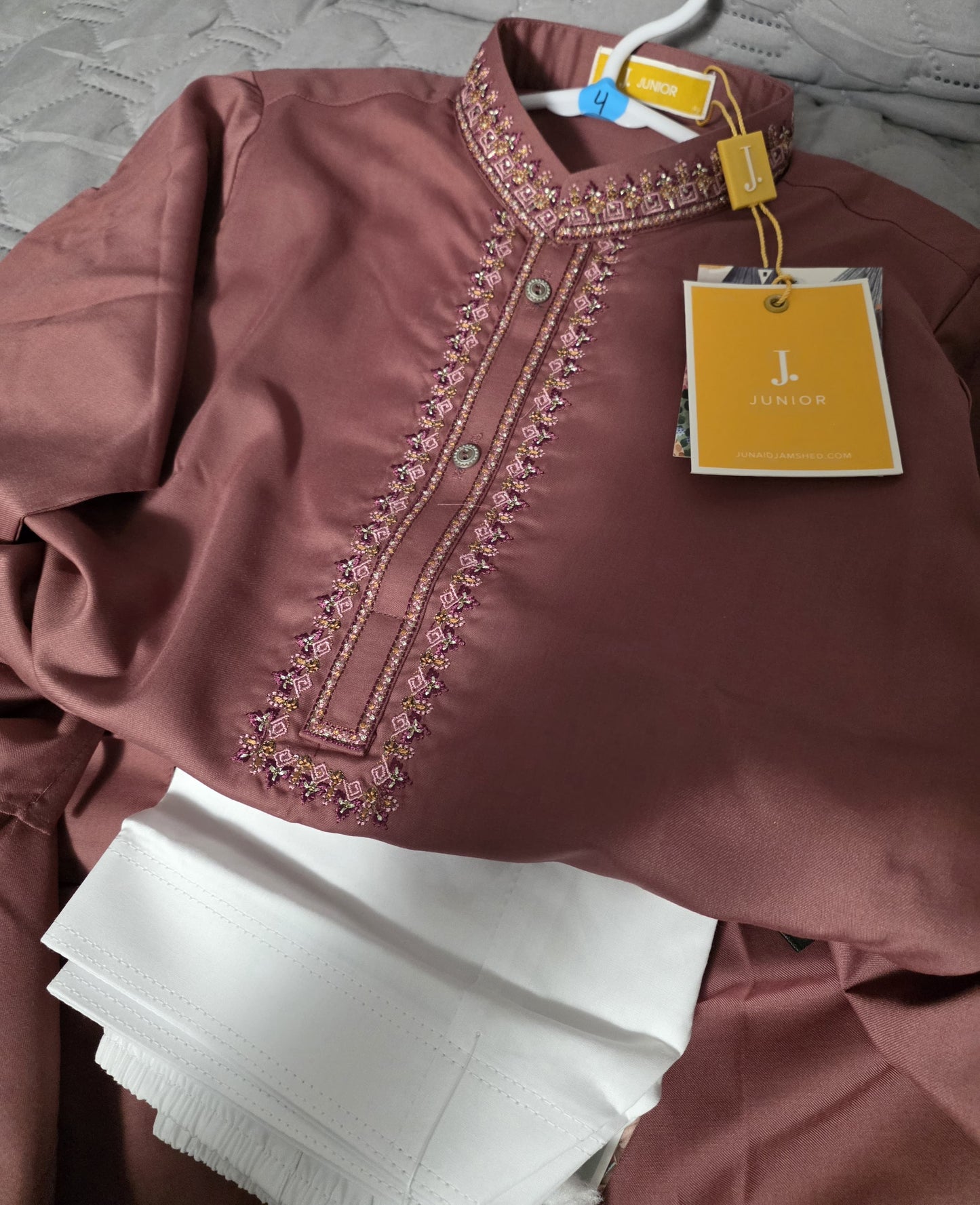 J. Brand Embroidered Suit (Brick Red)