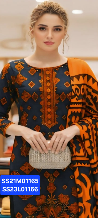 Cotton/Lawn 3pc Suit