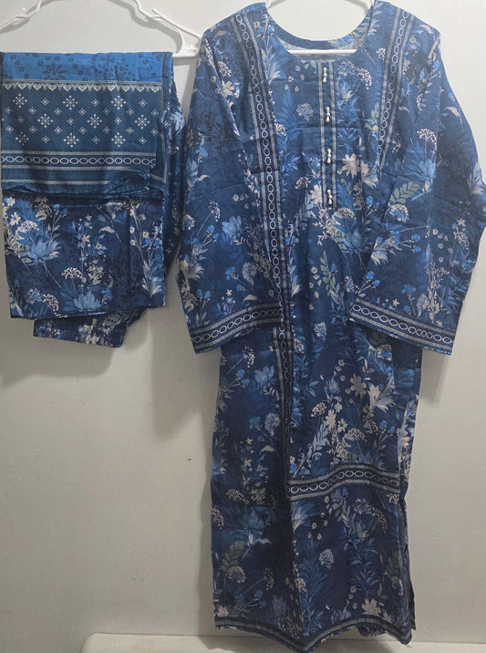 Lawn 3pc Suit
