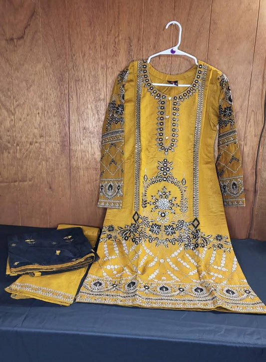 Khader Embroidered 3pc suits