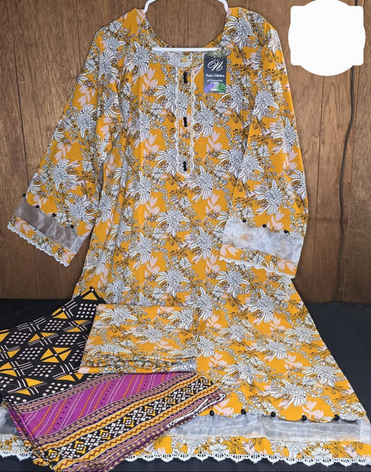 Bana Dora Linen 3pc Suit