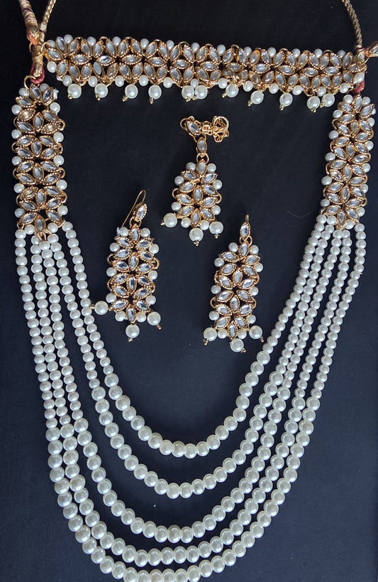 Necklace Set with Tikka and Rani Haar