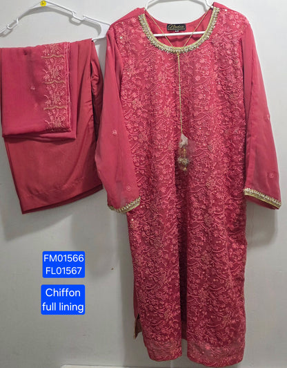 Chiffon Fancy Suit