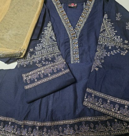 Girls Embroidered Suit (8-9yrs)
