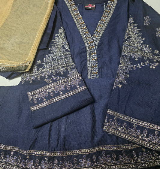 Girls Embroidered Suit (8-9yrs)