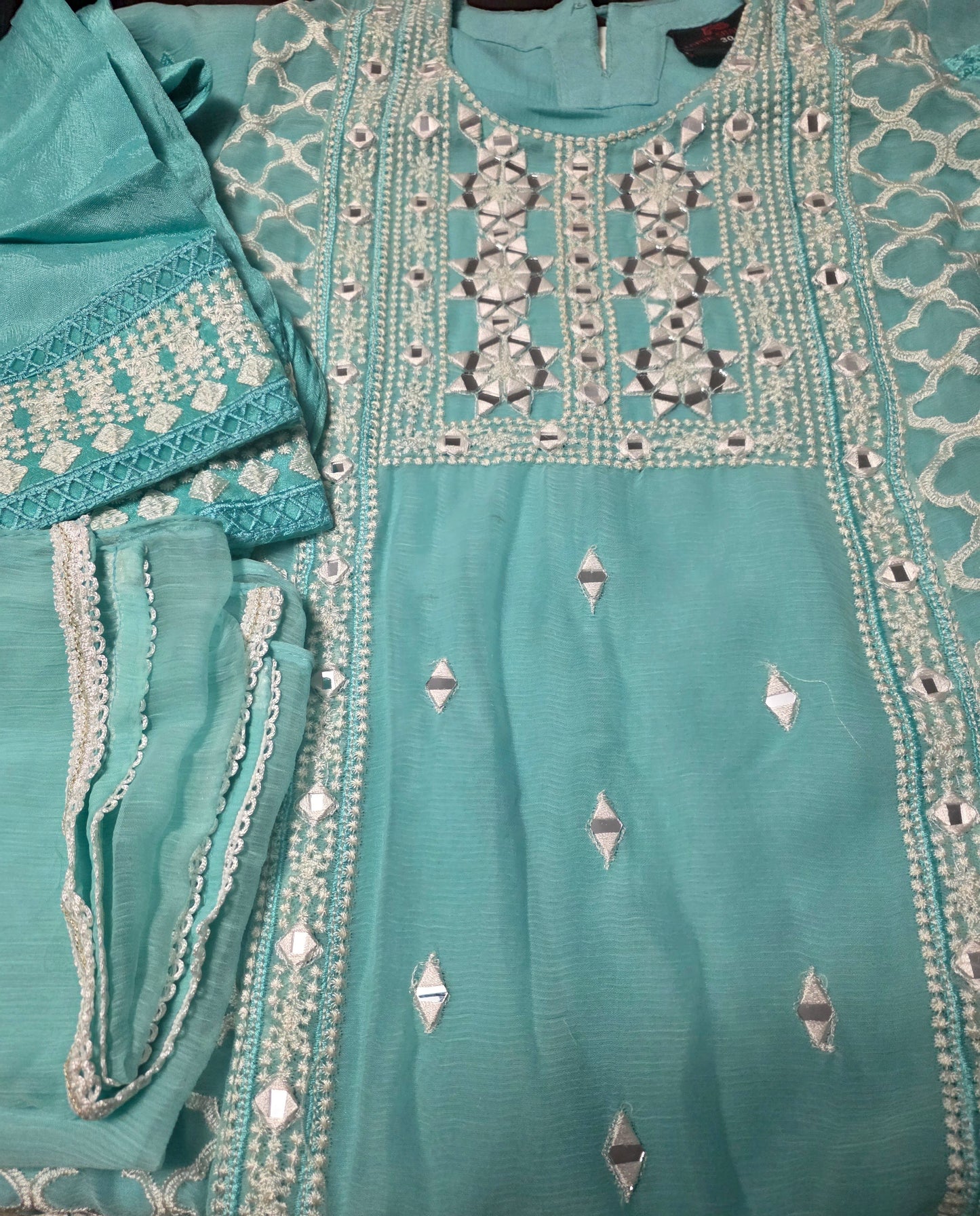 Girls Embroidered Suit (8-9yrs)