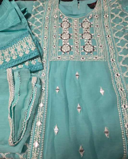Girls Embroidered Suit (8-9yrs)