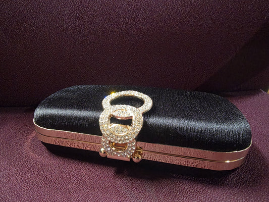 Black Fancy Clutch