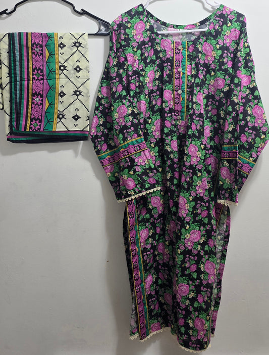 Lawn Shirt & Dupatta Set