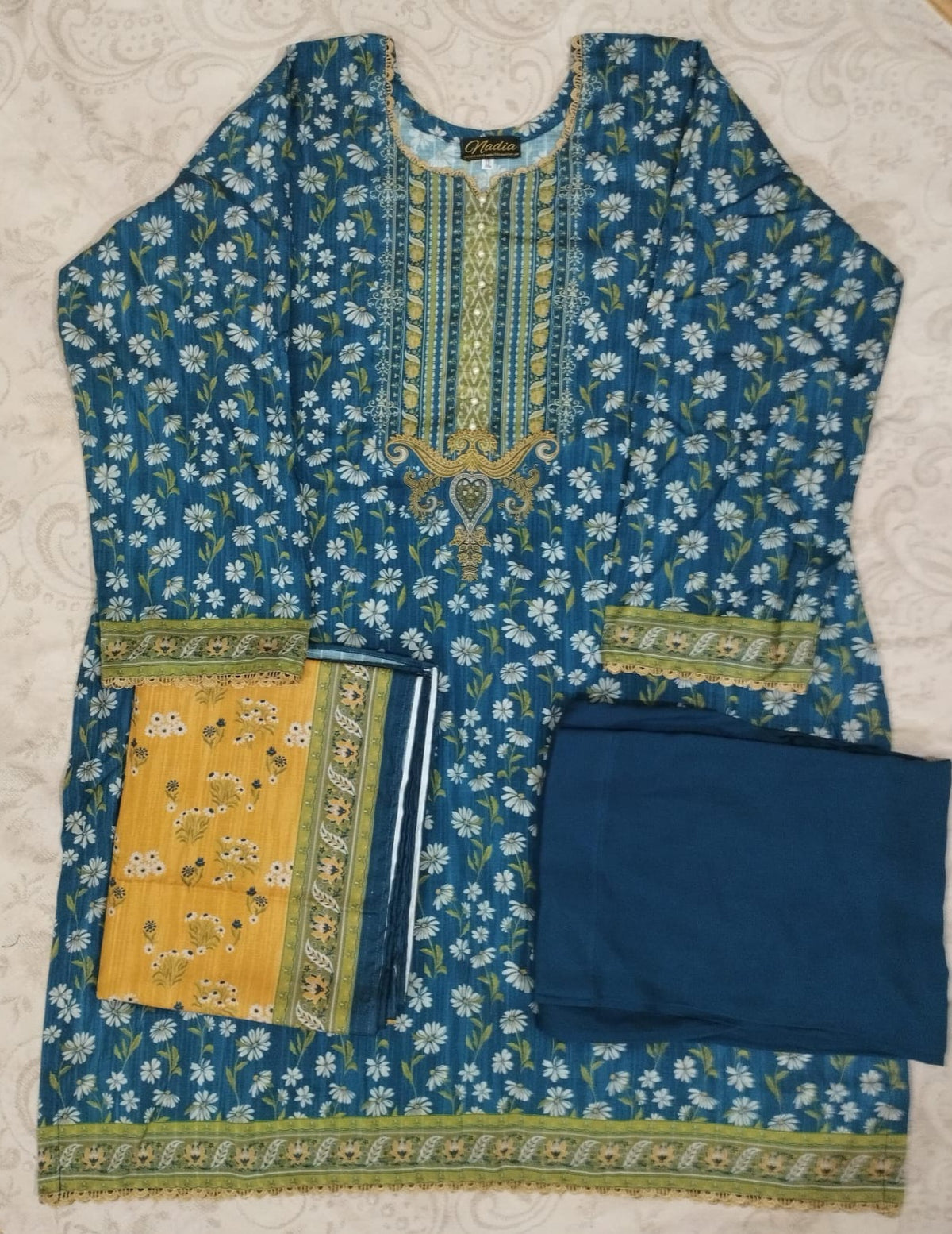 Doria Linen 3pc suit