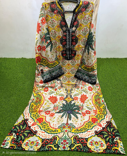 Silk Kaaftaan