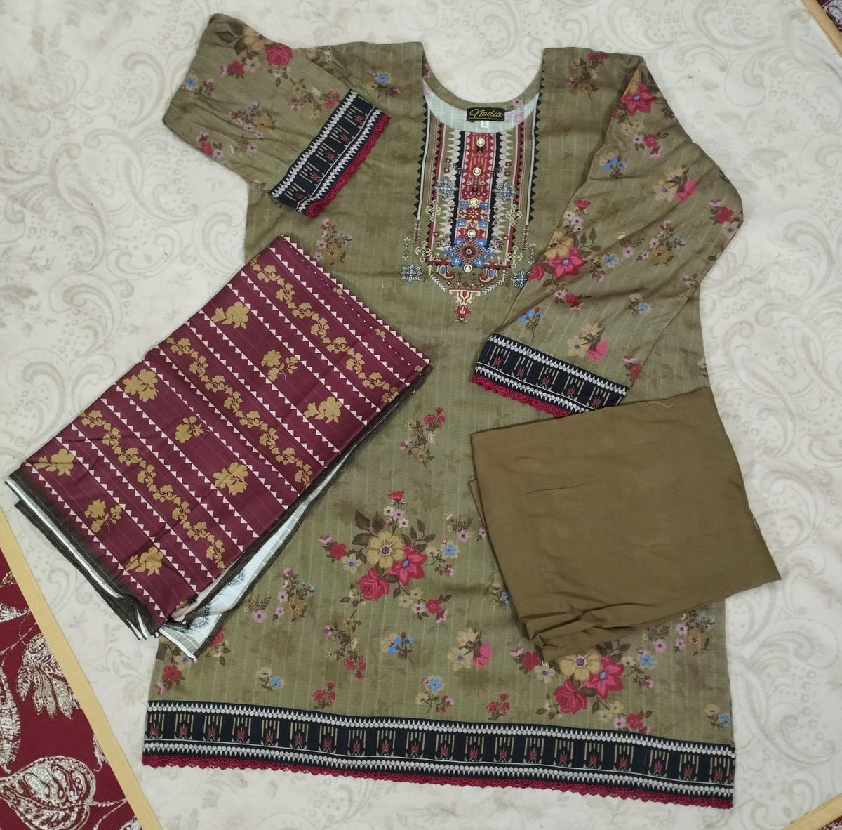 Doria Linen 3pc suit