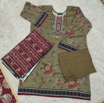Doria Linen 3pc suit
