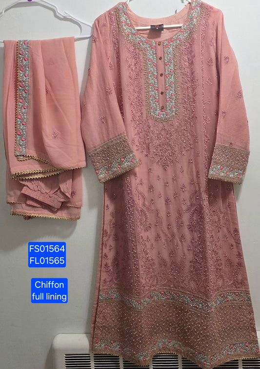Chiffon Fancy Suit