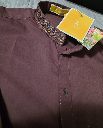 J. Brand Embroidered Plum Suit (4yr)
