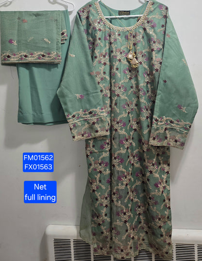 Khadi Net Fancy Suit