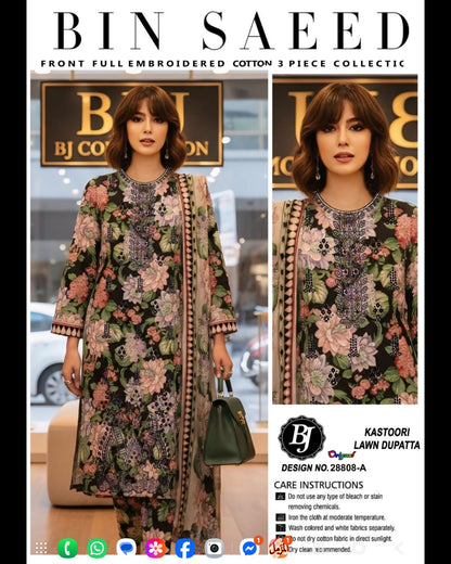 Cotton 3pc Suit