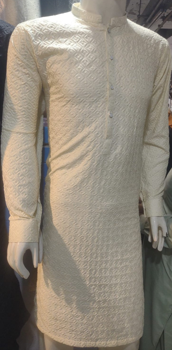 Chickenkari Suit (off white)